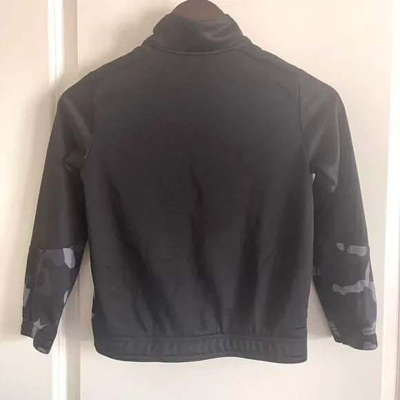 Athletic Works Youth Boys Black Full Zip Track Jacket Pullover Size M (8) - Picture 4 of 8